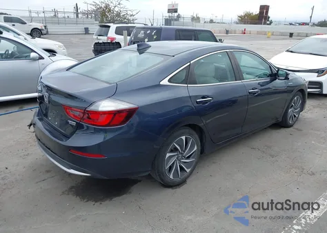 2019 Honda Insight Touring from USA, damaged, VIN 19XZE4F97KE013246